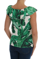 Dolce & Gabbana Elegant Sequined Pineapple Blouse
