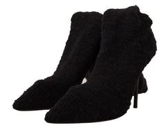 Dolce & Gabbana Chic Black Stretch Sock Boots