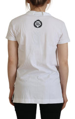 Dolce & Gabbana Elegant White Cotton Top Tee