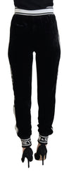 Dolce & Gabbana Elegant Velvet Pants - Timeless Black Luxury