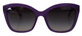 Dolce & Gabbana Elegant Purple Gradient Lens Sunglasses