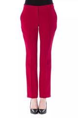 BYBLOS Fuchsia Polyester Women Pant