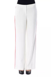BYBLOS White Polyester Women's Pants