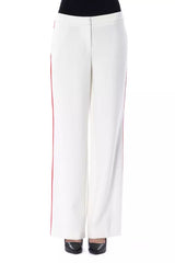 BYBLOS White Polyester Women's Pants