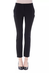 BYBLOS Black Polyester Women's Skinny Pant