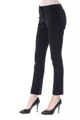 BYBLOS Black Polyester Women's Skinny Pant