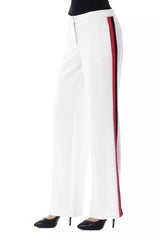 BYBLOS White Polyester Women's Pants