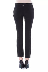 BYBLOS Black Polyester Women's Skinny Pant