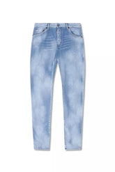Dsquared² Light Blue Cotton Men Jeans
