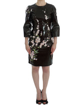 Dolce & Gabbana Elegant Floral Sheath Cocktail Dress