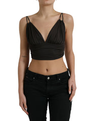 Dolce & Gabbana Elegant Sleeveless Cropped Tank Top