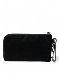 Dolce & Gabbana Chic Nylon-Leather Designer Pouch