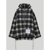 Palm Angels Black Cashmere Men Sweater Jacket