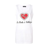 Dolce & Gabbana White Cotton Women Tank Top