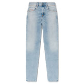 Diesel Light Blue Cotton Men Skinny Jean