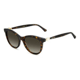 Jimmy Choo Brown Haircalf Sunglasses