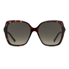 Jimmy Choo Brown Haircalf Sunglasses