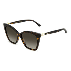 Jimmy Choo Brown Haircalf Sunglasses