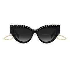 Jimmy Choo Black Haircalf Sunglasses