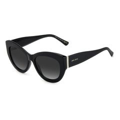 Jimmy Choo Black Haircalf Sunglasses