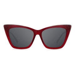 Jimmy Choo Red Haircalf Sunglasses