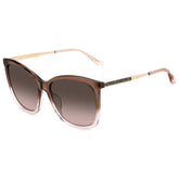 Jimmy Choo Brown Haircalf Sunglasses