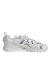 Dolce & Gabbana White Lace Up Low Top NS1 Sneakers Shoes