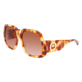 Longchamp Brown Haircalf Sunglasses