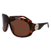 Longchamp Brown Haircalf Sunglasses