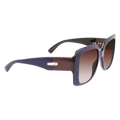 Longchamp Blue Haircalf Sunglasses