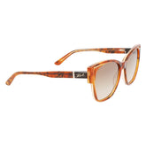 Karl Lagerfeld Orange Haircalf Sunglasses