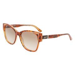 Karl Lagerfeld Orange Haircalf Sunglasses