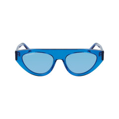 Karl Lagerfeld Blue Haircalf Sunglasses