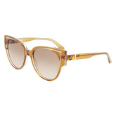 Karl Lagerfeld Brown Haircalf Sunglasses
