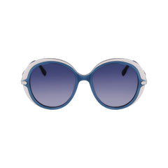 Karl Lagerfeld Blue Haircalf Sunglasses