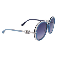 Karl Lagerfeld Blue Haircalf Sunglasses