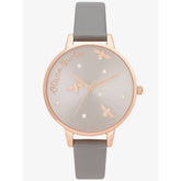 Olivia Burton Gray Leather Leather Watch
