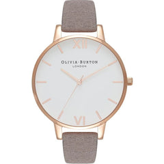 Olivia Burton Gray Leather Leather Watch