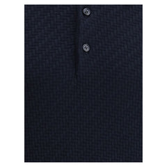 Brioni Polo Shirt with woven pattern
