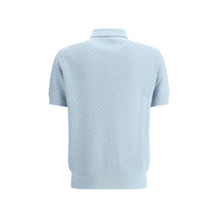 Brioni Polo Shirt with woven pattern