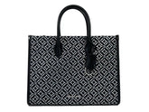 Michael Kors Mirella Medium Top Zip Crossbody Tote Bag Black