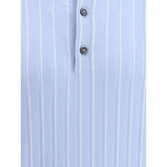 Brioni Striped Polo Sweater