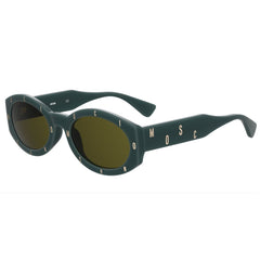 Moschino Green Haircalf Sunglasses