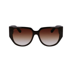 Ferragamo Brown Bio Injected Sunglasses