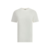 Jil Sander T-Shirt with leather patch