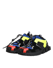 Dolce & Gabbana Multicolor Mesh Sorrento Trekking Sneakers Shoes