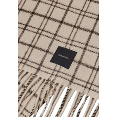Calvin Klein Beige Wool Scarf