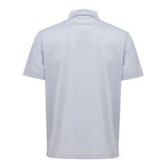 Canali Blue Cotton Polo Shirt