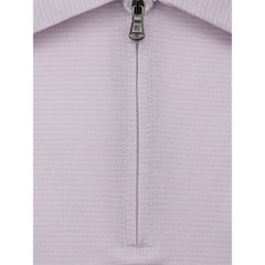 Canali Purple Cotton Polo Shirt