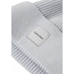 Calvin Klein Gray Cashmere Hat